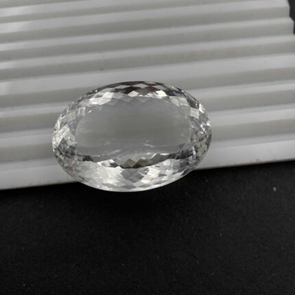 Natural Clear Crystal Oval Cut Flawless Gemstone 30*42 MM 146 CT