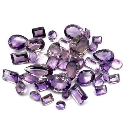 Natural Amethyst Mix Cut & Shape Loose Gemstone Lot 15 Pcs 7x9-15x25 MM 120 CT