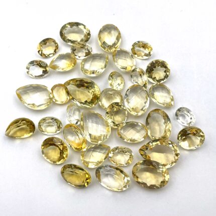 Natural Citrine Quartz Mix Shape Cut Loose Gemstone 17 Pcs 9x11-13x18 MM 104 CT