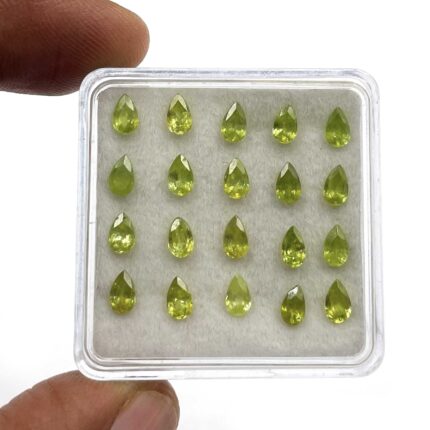 Natural Sphene Pear Cut Loose Gemstone Lot 3*5 MM 10 CT 41 Pcs