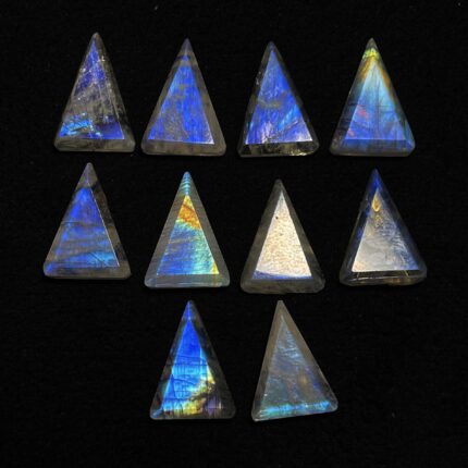 Natural Rainbow Moonstone Fancy Cut Loose Gemstone 10 Pcs 11*15 MM 44.9 CT