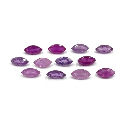 Natural Pink Sapphire Marquise Cut Loose Gemstone Lot 15 Pcs 4*8 MM 12.8 CT