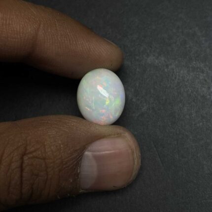 Natural Ethiopian Opal Oval Gemstone Cabochon 13*15.50 MM 7.55 CT