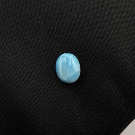 Natural Larimar Oval Cabochon Loose Gemstone 10*12 MM 5.75 CT