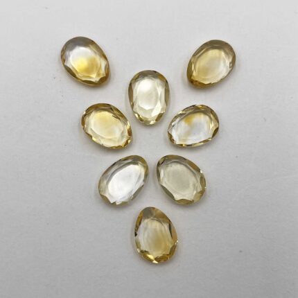 Natural Citrine Fancy Cut Loose Gemstone Lot 8 Pcs 8*11 MM 18 CT