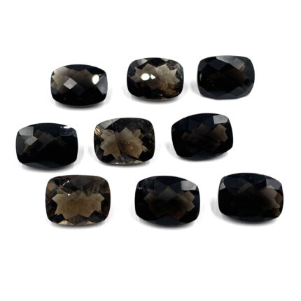 Natural Smoky Cushion Checker Cut Loose Gemstone Lot 12*16 MM 108 CT 13 Pcs