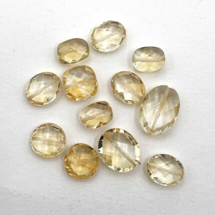 Natural Citrine Mix Briolette Cut Drill Loose Stone 12 Pcs 6.5*8.5-10*14 MM 30CT