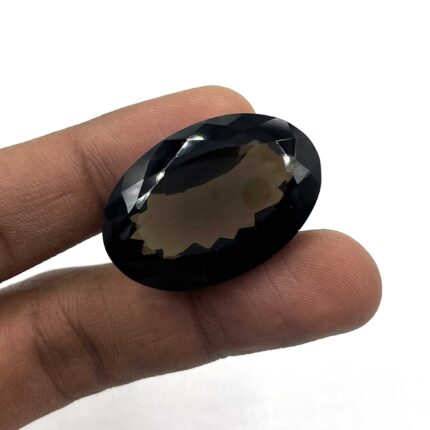 Natural Smoky Quartz Oval Cut Loose Gemstone 21*32 MM 66.20 CT