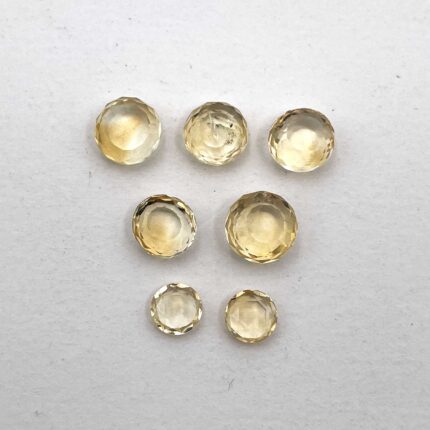 Natural Citrine Fancy  Cut Loose Gemstone Lot 7 Pcs 6-8.5 MM 13 CT