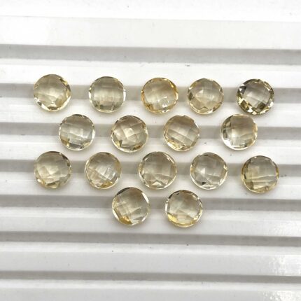 Natural Citrine Round Briolette Cut Loose Gemstone Lot 16 Pcs 8 MM 27 CT