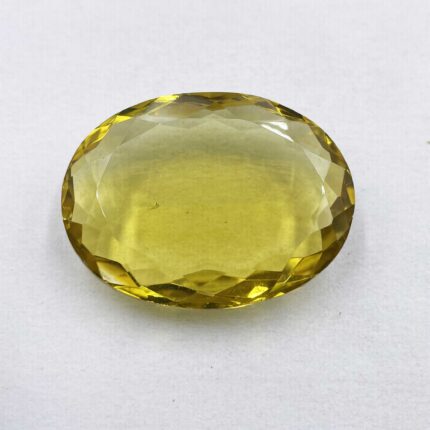Natural Lemon Quartz Oval Cut Loose Gemstone 30*40 MM 107 CT