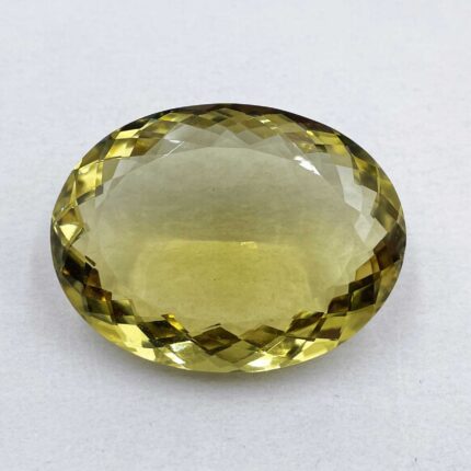 Natural Lemon Quartz Oval Cut Loose Gemstone 30*40 MM 101 CT