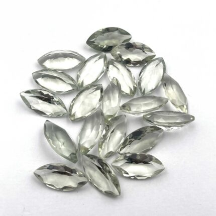 Natural Green Amethyst Marquise Cut Loose Gemstone Lot 20 Pcs 8*16 MM 74 CT