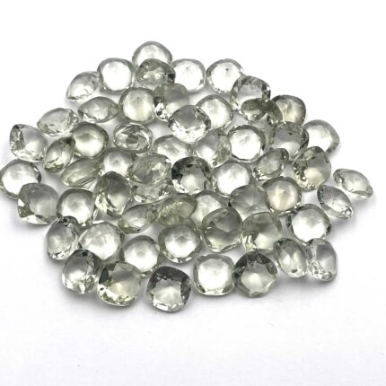Natural Green Amethyst Cushion Cut Loose Gemstone Lot 30 Pcs 10 MM 103 CT