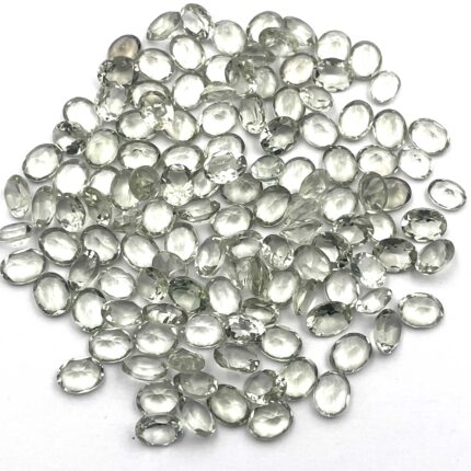 Natural Green Amethyst Oval Cut Loose Gemstone Lot 61 Pcs 7*9 MM 102 CT