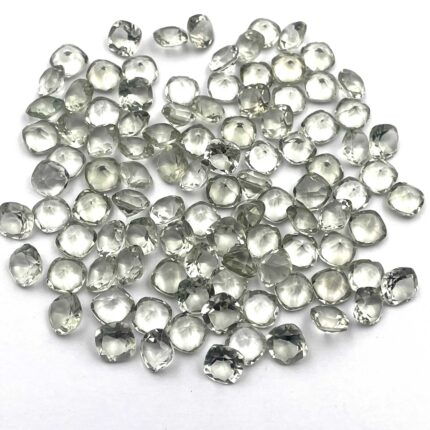 Natural Green Amethyst Cushion Cut Loose Gemstone Lot 47 Pcs 8 MM 100 CT