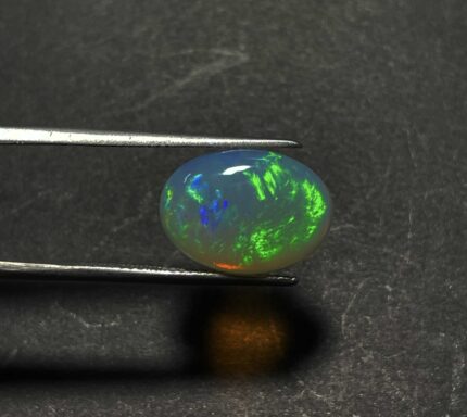 Natural Ethiopian Opal Oval Stone Multi Fire Welo Opal Cabs 11*15 MM 3.70 CT