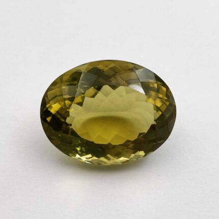 Natural Lemon Quartz Oval Cut Loose Gemstone 22*28 MM 60 CT