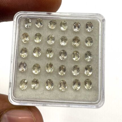 Natural Imperial Topaz Oval Cut Loose Gemstone Lot 22 Pcs 3*4 MM 5 CT