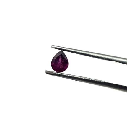 Natural Rhodolite Garnet Pear Cut Loose Gemstone 4*5 MM 0.46 CT