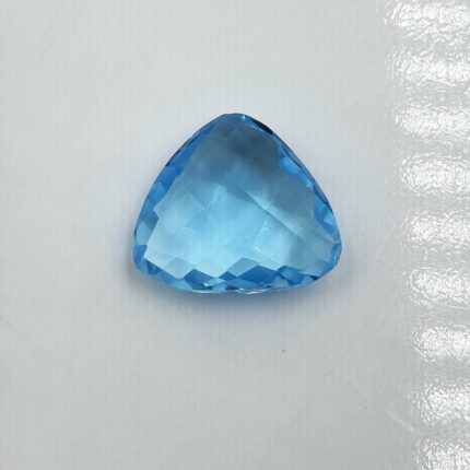 Natural Sky Blue Topaz Heart Briolette Cut Flawless Gemstone 19*22 MM 27 CT