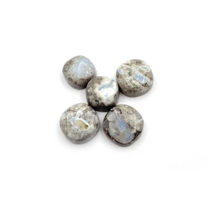 Natural Blue Opal Cushion Cabochon Loose Stone Lot 5 Pcs 14-16 MM 69 CT