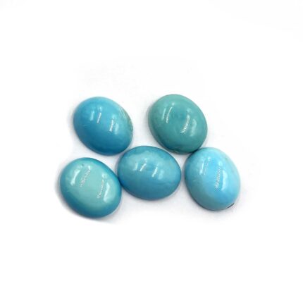 Natural Sleeping Beauty Turquoise Oval Cabochon Lot 2 Pcs 10*12 MM 7 CT
