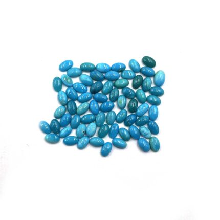 Natural Sleeping Beauty Turquoise Oval Cabochon Lot 26 Pcs 3*5 MM 6 CT