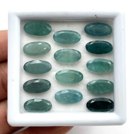 Natural Grandidierite Oval Cut Loose Gemstone Lot 5 Pcs 6*12 MM 10 CT