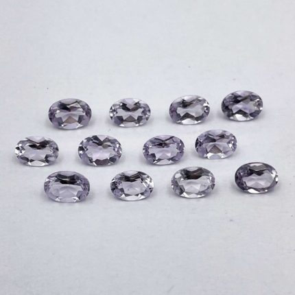 Natural Pink Amethyst Oval Cut Loose Gemstone Lot 24 Pcs 5*7 MM 17.5 CT