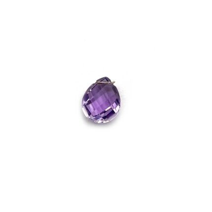 Natural Pink Amethyst Pear Briolette Cut Top Drill Gemstone 7.5*9.5 MM 2 CT