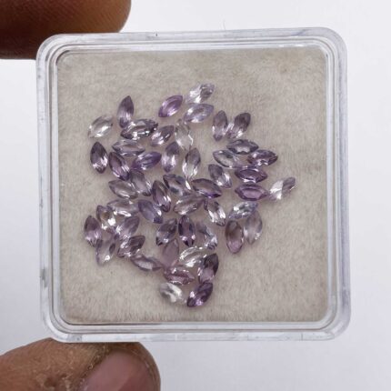 Natural Pink Amethyst Marquise Cut Loose Gemstone Lot 54 Pcs 2*4 MM 4 CT