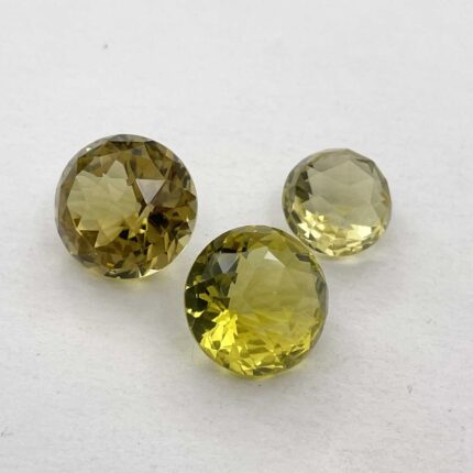 Natural Lemon Quartz Fancy Cut Loose Gemstone Lot 3 Pcs 12-15 MM 36 CT