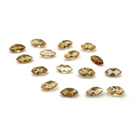 Natural Citrine Marquise Cut Loose Gemstone Lot 14 Pcs 2.5*5 MM 2 CT