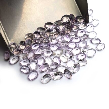 Natural Lavender Amethyst Oval Cut Gemstone Lot 149 Pcs(Approx.) 5*7 MM 105 CT