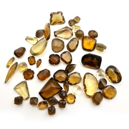 Natural Champagne Mix Shape Cut Loose Gemstone Lot 23 Pcs 6*8-13*17 MM 101 CT