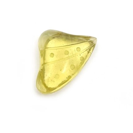 Natural Lemon Quartz Fancy Shape Carving Loose Gemstone 1 Pcs 20*22 MM 21 CT