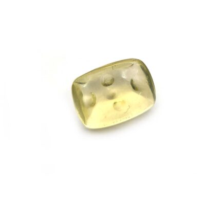 Natural Lemon Quartz Cushion Shape Carving Loose Gemstone 1 Pcs 10*14 MM 7 CT