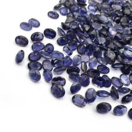 Natural Iolite Oval Cut Loose Gemstone For Jewelry Making 29 Pcs 6x8 mm 30 CT