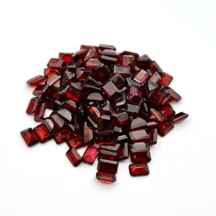Natural Mozambique garnet Loose Stone Octagon Cut 4*6 MM 20 CT 28 Pcs