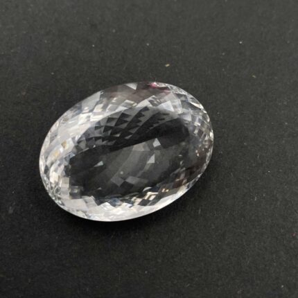 Natural Clear Crystal Quartz Flawless Oval Cut Gemstone 24*36 MM 98 CT