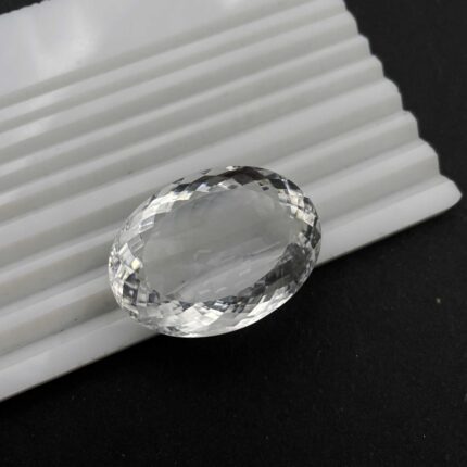Natural Crystal Quartz Oval Cut Flawless Gemstone 25*37 MM 109 CT