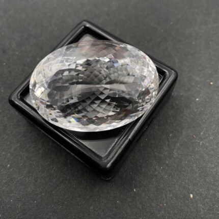 Natural Clear Crystal Quartz Oval Cut Loose Gemstone 31*44 MM 191 CT