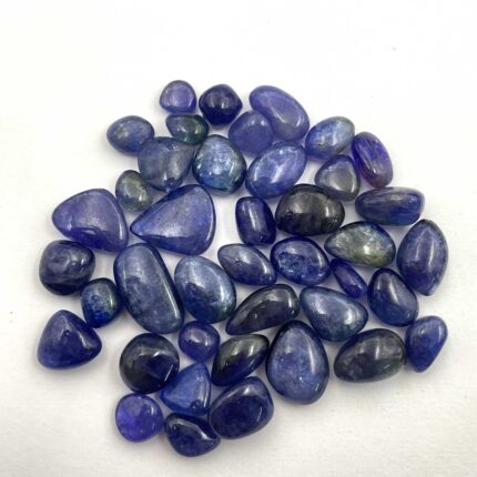 Natural Tanzanite Tumble Cabochon Loose Gemstone  Lot 4 pcs 10-22 MM 42 CT