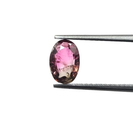Natural Bi-Color Tourmaline Oval Cut Loose Gemstone 5.5*8 MM 1.14 CT