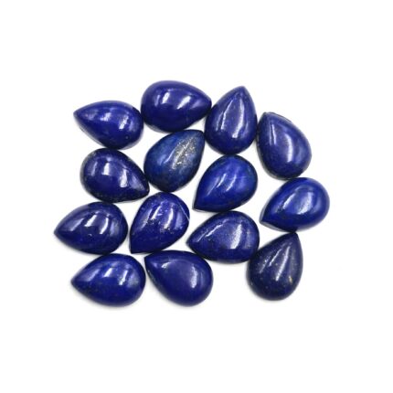 Natural Lapis Lazuli Pear Cabochon Loose Gemstone Lot 14 Pcs 10*14 MM 85 CT